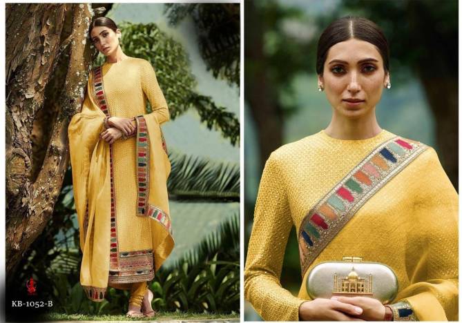 Kb Super Hit 1052 Fancy Festive Wear Designer Georgette Embroidery Salwar Kameez